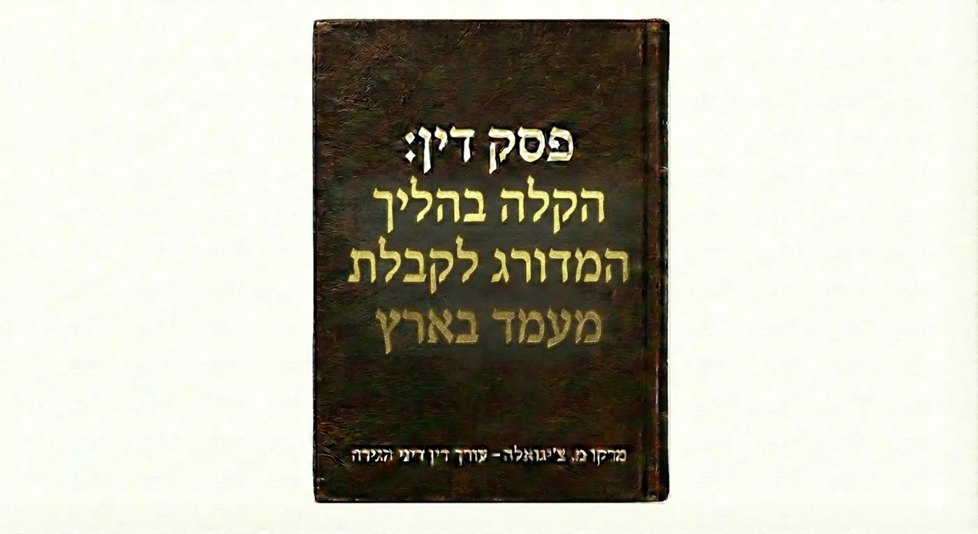 הקלה בהליך המדורג לקבלת מעמד בארץ